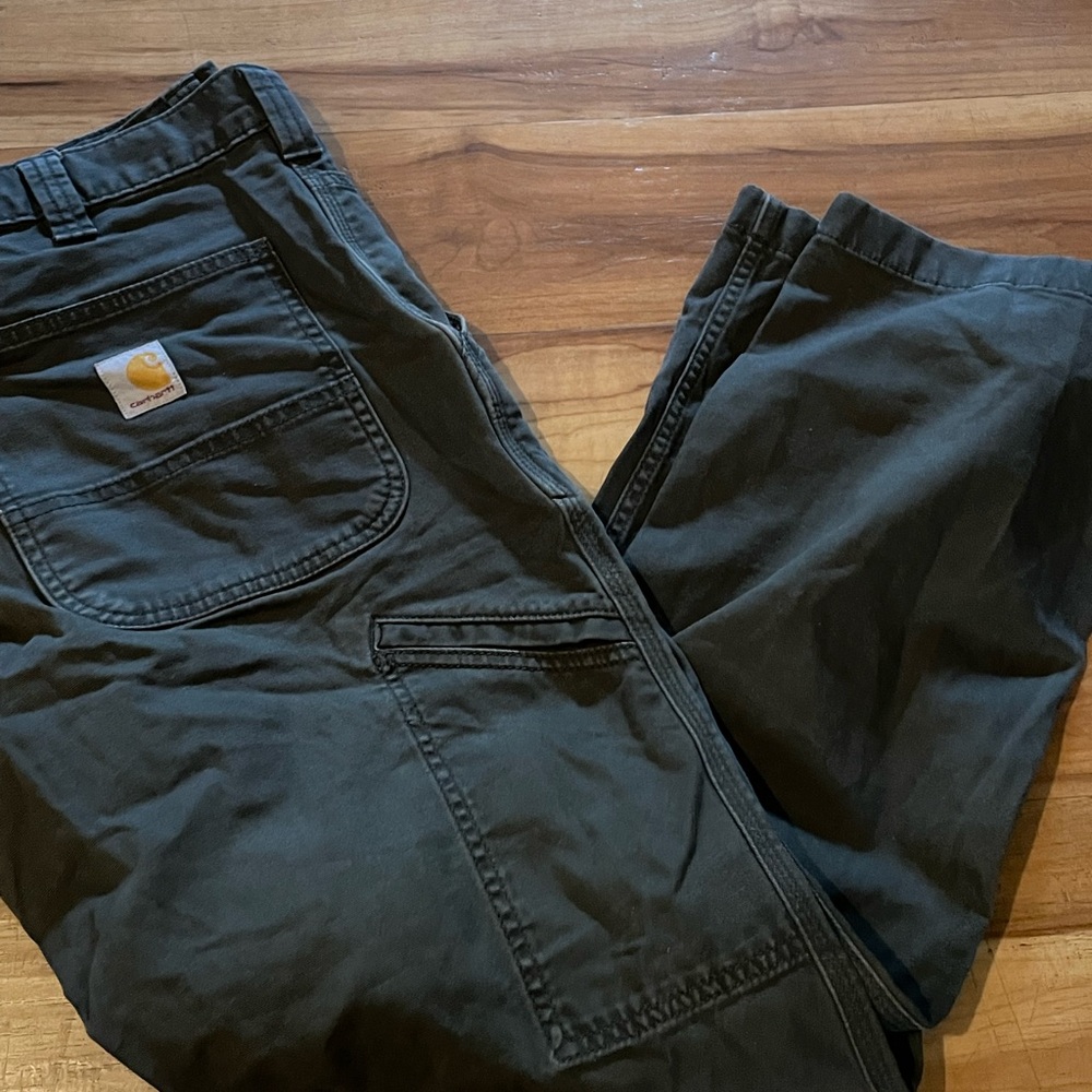 Carhartt Men's Dark Gray Chinos Relaxed Fit